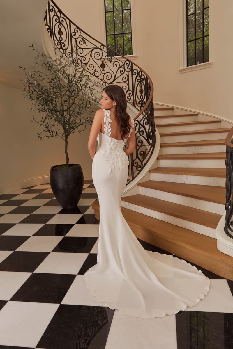 Robe de mariée sirène, surjupe détachable — Tessa par Casablanca Bridal, vue 2, showroom MADAMOON Paris 10e